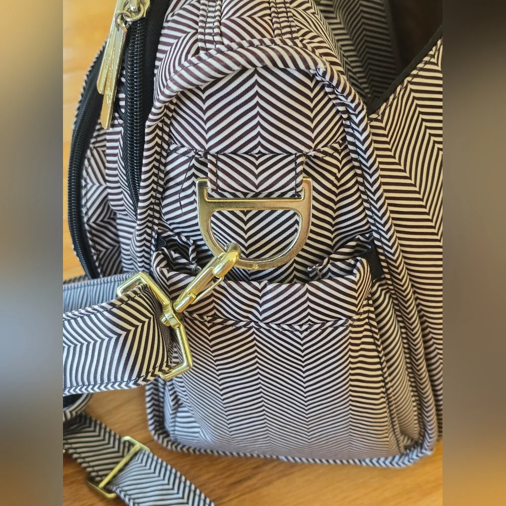 JuJuBe Diaper Bag, Travel Backpack and Large Tote with Portable Changing Pad